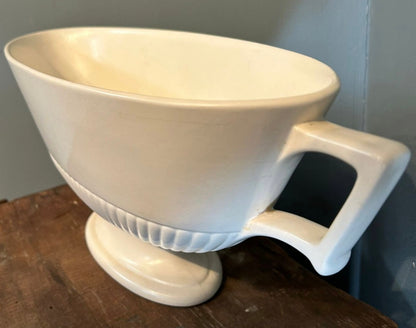 Vintage Wedgewood Pottery White Mantel Vase