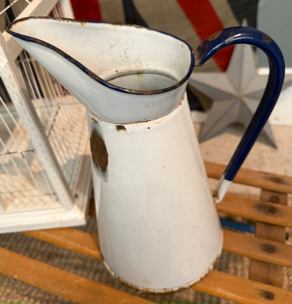 Vintage Enamel Jug