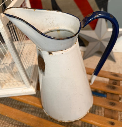 Vintage Enamel Jug