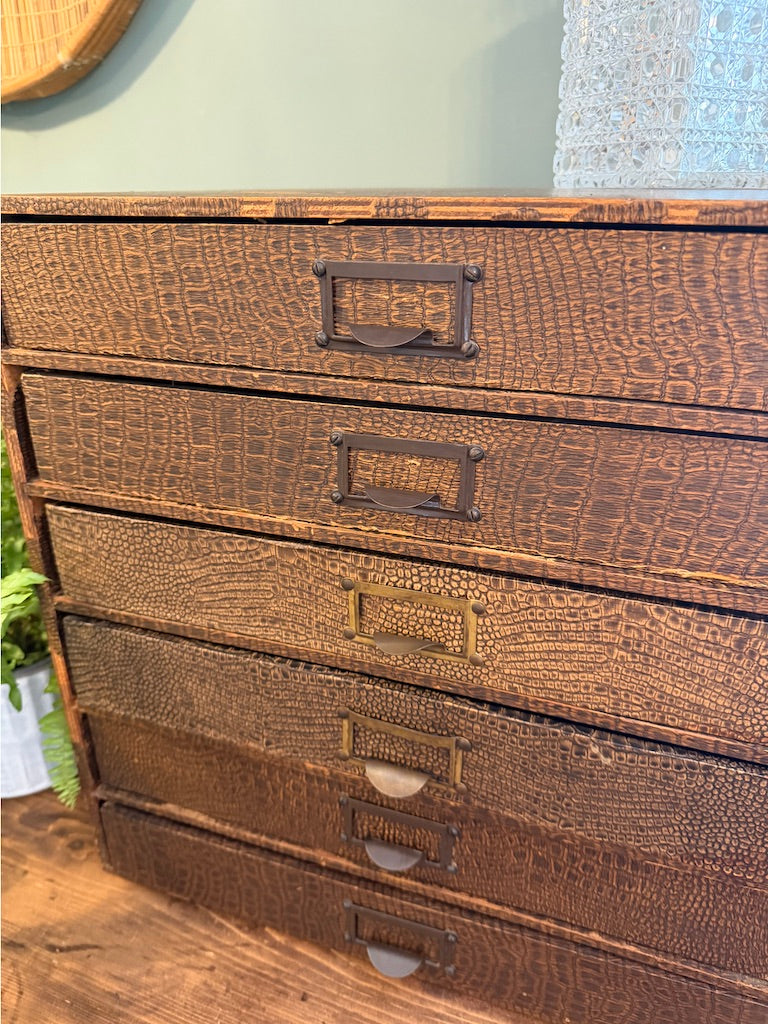 Vintage Mid Century Desk Top Drawers