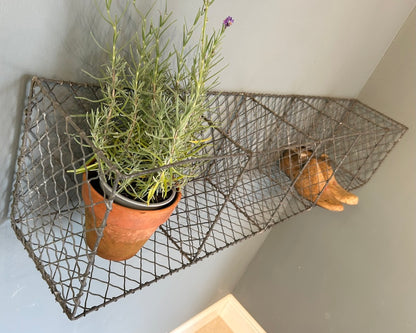 Vintage Wire Cubby Hole Racking/shelf