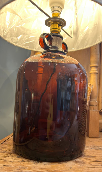 Vintage Somerset Cider Bottle Lamp