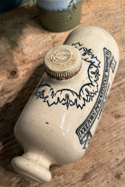 Antique Ceramic Pottery Antique Foot Warmer - by Doultons