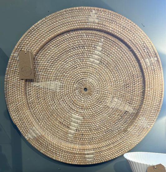 Decorative Wicker Wall Plate