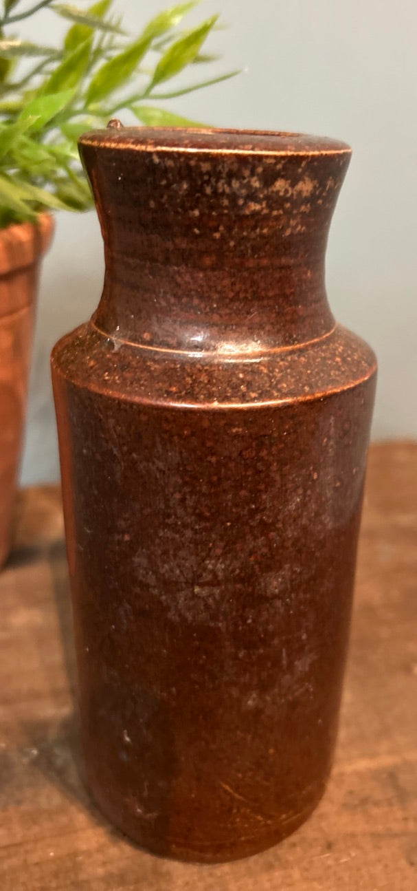 Vintage Stone ware Jar - Antique Vessel