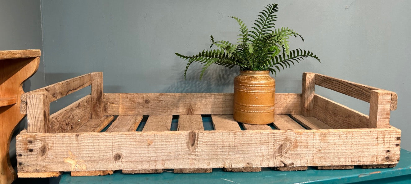 Vintage Rustic Wooden Apple Crate