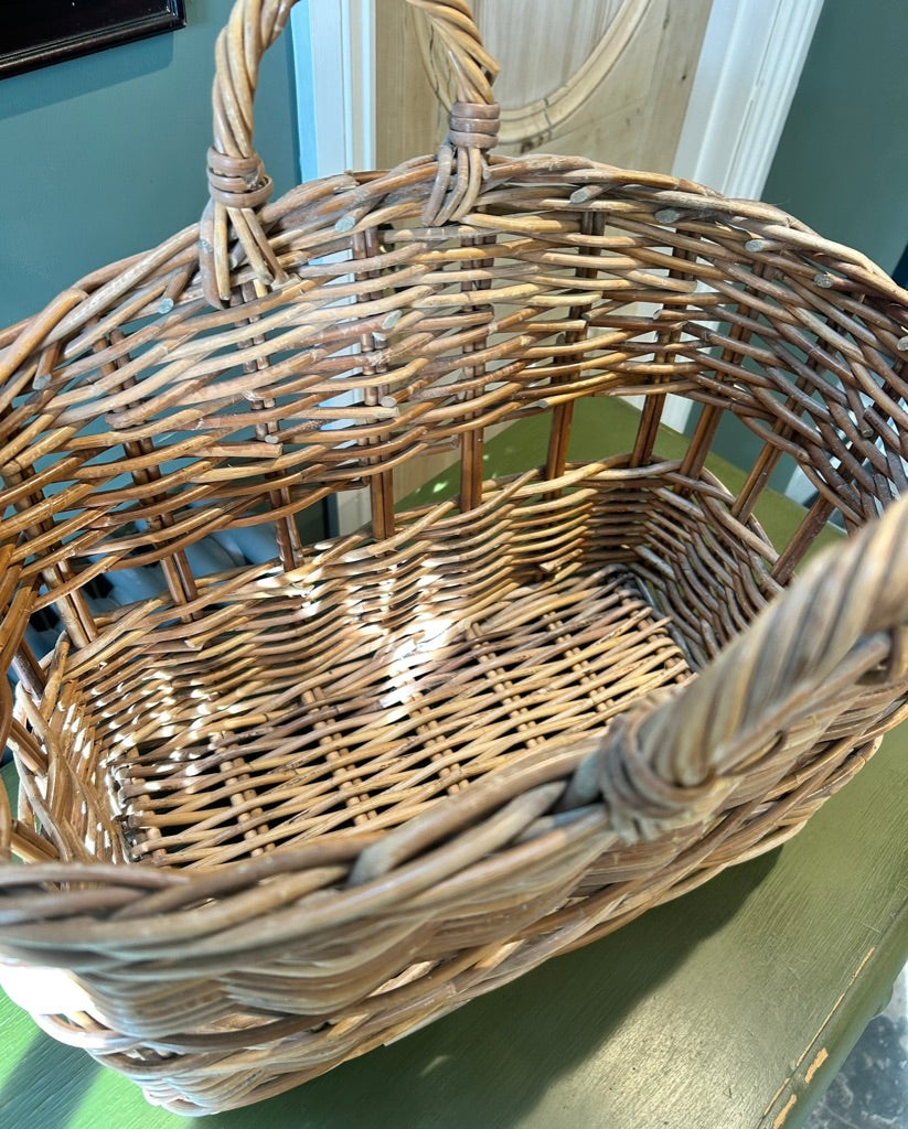 Vintage Handled Basket