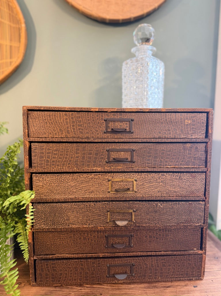 Vintage Mid Century Desk Top Drawers