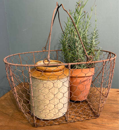 Vintage Wire Basket